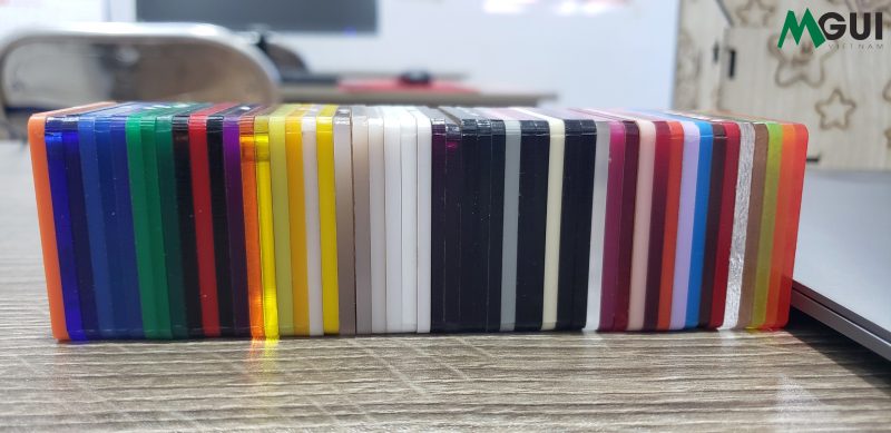 bảng màu Tấm Mica Acrylic Đài Loan FS Fusheng bảng màu Tấm Mica Acrylic Đài Loan FS Fusheng