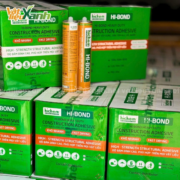 keo dan xay dung hi bond 1 Keo dán đa năng Hi-bond chính hãng tại Vật Liệu Xanh