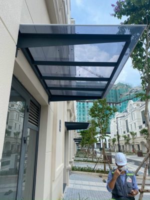 Mái che polycarbonate phẳng