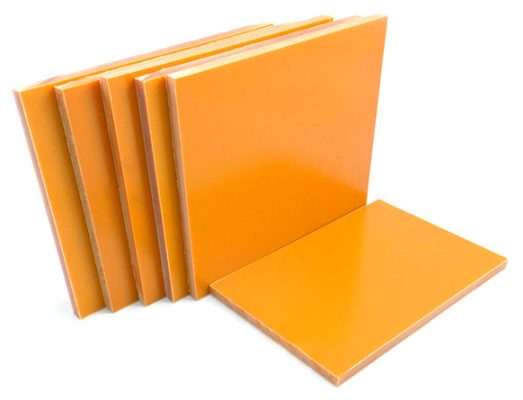 Tấm nhựa Phíp kỹ thuật Bakelite cách điện Tấm phíp cách điện Bakelite được tạo thành từ nhựa phenol formaldehyd