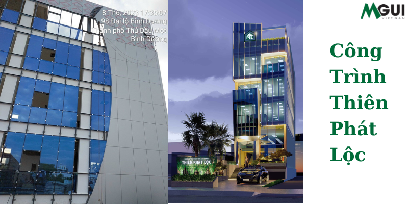 tam nhom alu 3 dự án tấm ốp ALu tại tòa nhà Thiên Lộc Phát