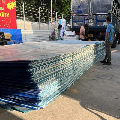 Tấm poly rỗng SolMart chất lượng chống UV tại kho Vật Liệu Xanh
