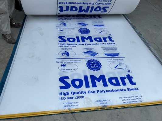 Tấm lợp nhựa lấy sáng giá rẻ Polycarbonate Solmart Tấm lợp lấy sáng giá rẻ Polycarbonate Solmart 3