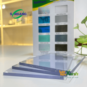 tấm polycarbonate đặc 4mm Solmart Sơn Băng