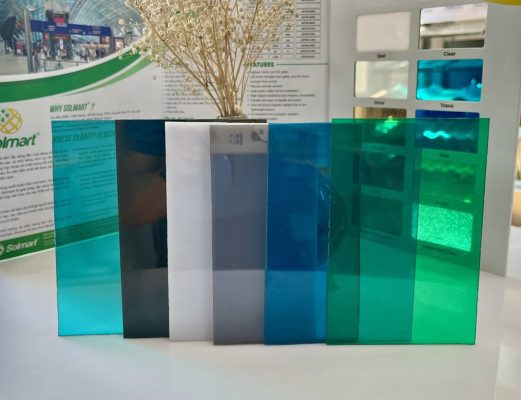 tam polycarbonate dac 6mm Solmart 7 Kích thước tấm poly đặc biến hiện nay
