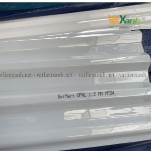 ton nhu lay sang polycarbonate solmart tôn nhựa lấy sáng lợp mái polycarbonate