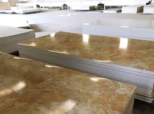 bán tấm nhựa giả đá Đại lý phân phối tấm nhựa PVC vân đá