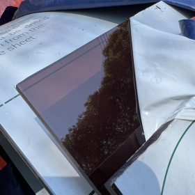 tấm polycarbonate đặc màu trà 8mm