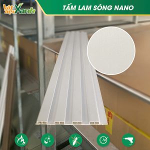 Tấm lam sóng ốp tường loại 4 sóng SOL 01