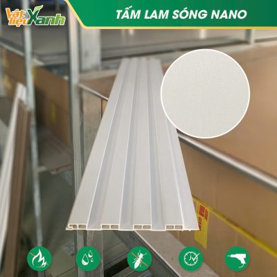 Tấm lam sóng ốp tường loại 4 sóng SOL 01 Tấm lam sóng ốp tường loại 4 sóng SOL 01