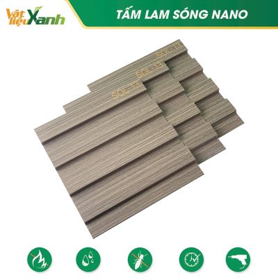 Tấm lam sóng vân gỗ loại 4 sóng SOL 13 Tấm lam sóng vân gỗ loại 4 sóng SOL 13