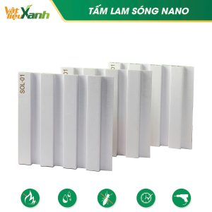 Tam op lam song nhua loai 4 song ma SOL 01 Tấm ốp lam sóng nhựa loại 4 sóng mã SOL 01