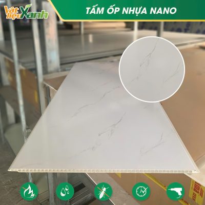 tấm nhựa ốp tường nano vân đá phẳng SOL 03 tấm ốp nhựa nano vân đá phẳng SOL 03