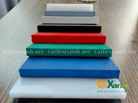 Bảng báo giá nhựa tấm HDPE đủ màu cập nhập mới nhất