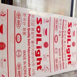 Tam Polycarbonate ESD chong tinh dien SolLight Tấm Polycarbonate ESD chống tĩnh điện SolLight