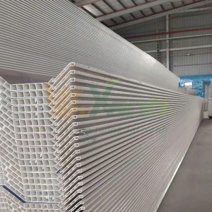 Ton nhua PVC ASA rong 4 lop cao cap khang hoa chat Tôn nhựa PVC ASA rỗng 4 lớp cao cấp, kháng hóa chất