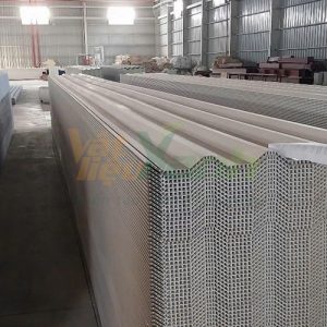 Ton nhua cach nhiet PVC ASA rong 4 lop cao cap 13mm Tôn nhựa cách nhiệt PVC ASA rỗng 4 lớp cao cấp 13mm