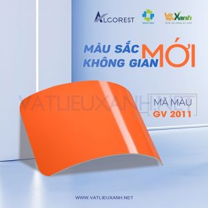 alu Alcorest bóng màu cam mã VLX GV 2011