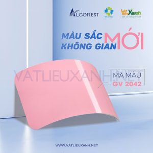alu Alcorest bong mau hong canh sen ma VLX GV 2042 alu Alcorest bóng màu hồng cánh sen mã VLX GV 2042