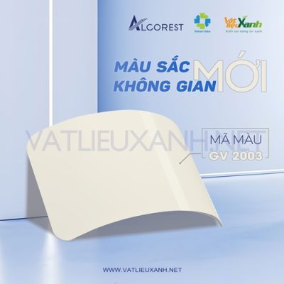 alu Alcorest bóng màu trắng sữa mã VLX GV 2003 alu Alcorest bóng màu trắng sữa mã VLX GV 2003