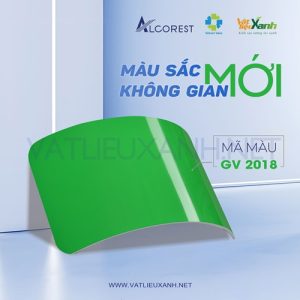 alu Alcorest bong mau xanh la ma VLX GV 2018 alu Alcorest bóng màu xanh lá mã VLX GV 2018