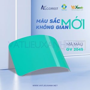 alu Alcorest bong mau xanh mint ma VLX GV 2045 alu Alcorest bóng màu xanh mint mã VLX GV 2045
