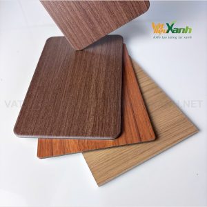 Tấm ốp aluminium vân gỗ trong nhà, ngoài trời chất lượng cao