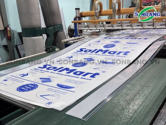 Nhà máy sản xuất poly đặc solmart thuộc công ty Sơn Băng Nhà máy sản xuất poly đặc solmart thuộc công ty Sơn Băng