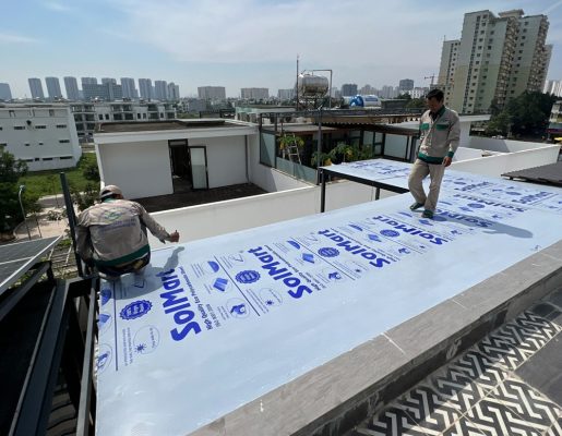 mái che bằng tấm poly solmart chính hãng từ Sơn Băng mái che bằng tấm poly solmart chính hãng từ Sơn Băng