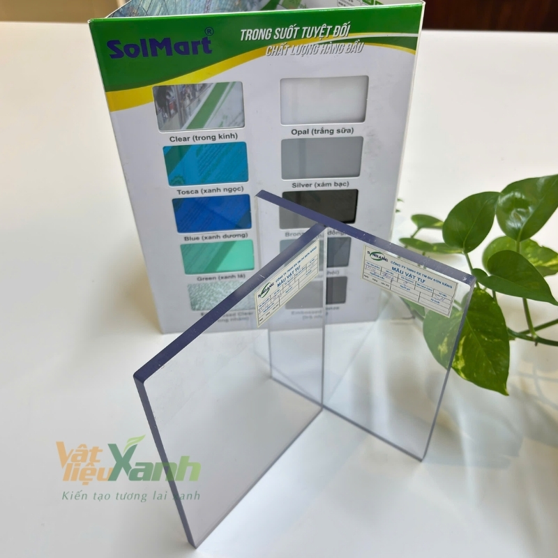 tấm polycarbonate đặc 8mm thay thế kính cường lực tấm polycarbonate đặc 8mm thay thế kính cường lực