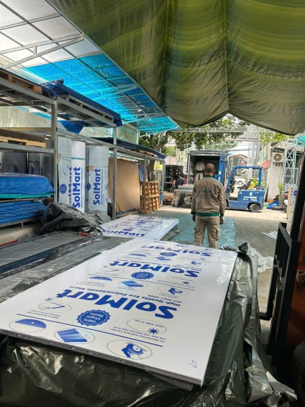 tấm poly đặc solmart Vật Liệu Xanh Tấm poly đặc solmart Vật Liệu Xanh - Sơn Băng