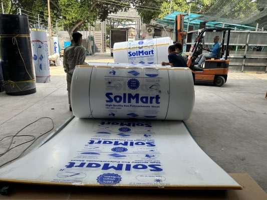 Tấm poly solmart rỗng tại kho Vật Liệu Xanh - Sơn Băng Tấm poly solmart rỗng tại kho Vật Liệu Xanh - Sơn Băng