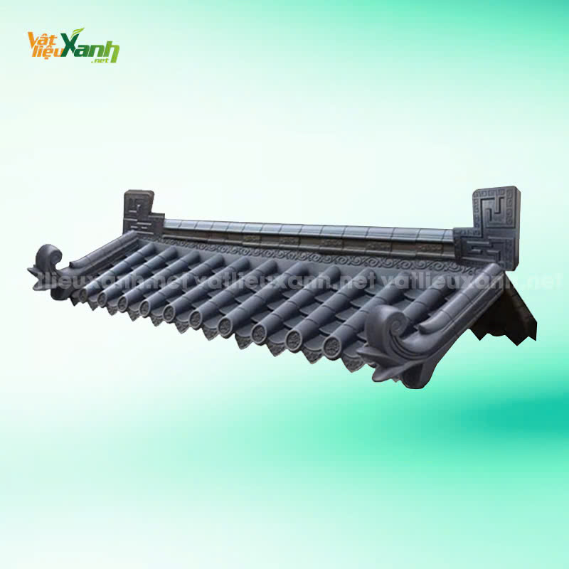 Mái ngói nhựa âm dương Tấm ngói nhựa âm dương dùng để lợp mái