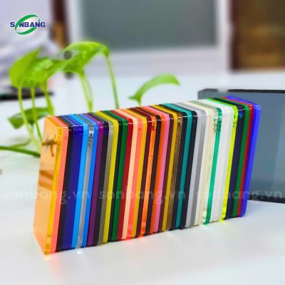 Tấm Mica Acrylic đầy đủ màu độ dày và kích thước