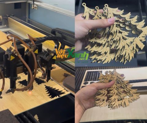 Gia công Noel bằng máy cắt Laser 