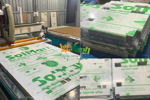 Gia công nắp tủ điện bằng Poly SolMart Gia công nắp tủ điện bằng Poly SolMart