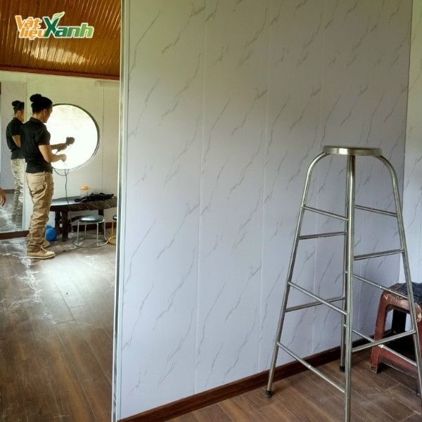 Vách ngăn nhựa nano Vách nhựa nano 2 mặt ngăn cách phòng ngủ