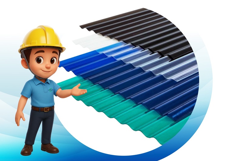 Tôn nhựa lấy sáng polycarbonate