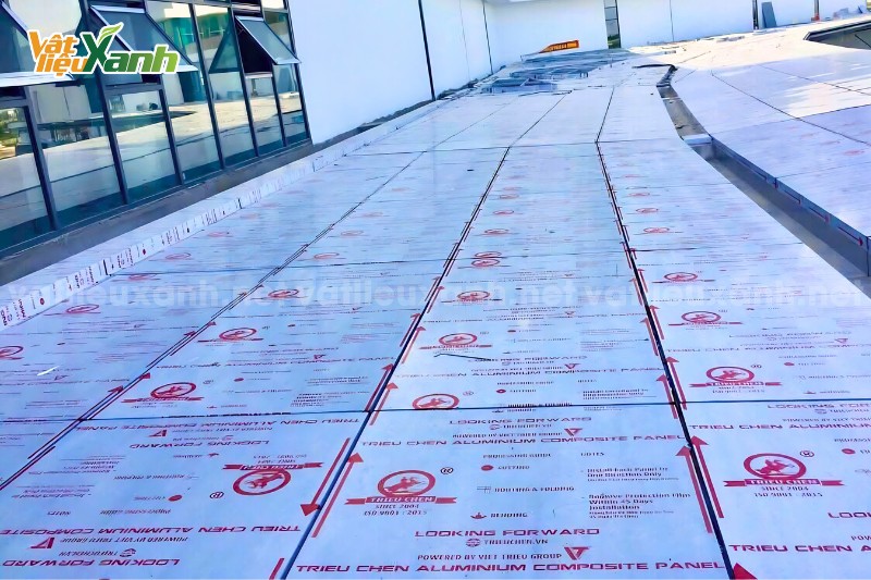 gia tam aluminium 4 Tấm hợp kim nhôm nhựa Trieuchen Đài Loan
