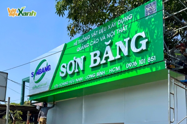 Chữ nổi biển hiệu từ tấm Alu PVDF
