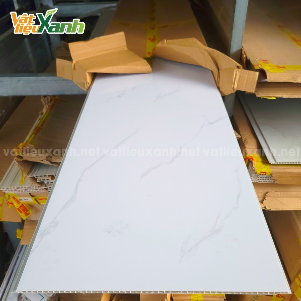 tam op nano van da trang Tấm ốp nano vân đá trắng