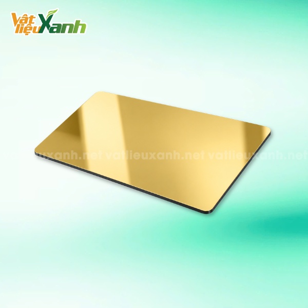 Tấm Alu vàng gương